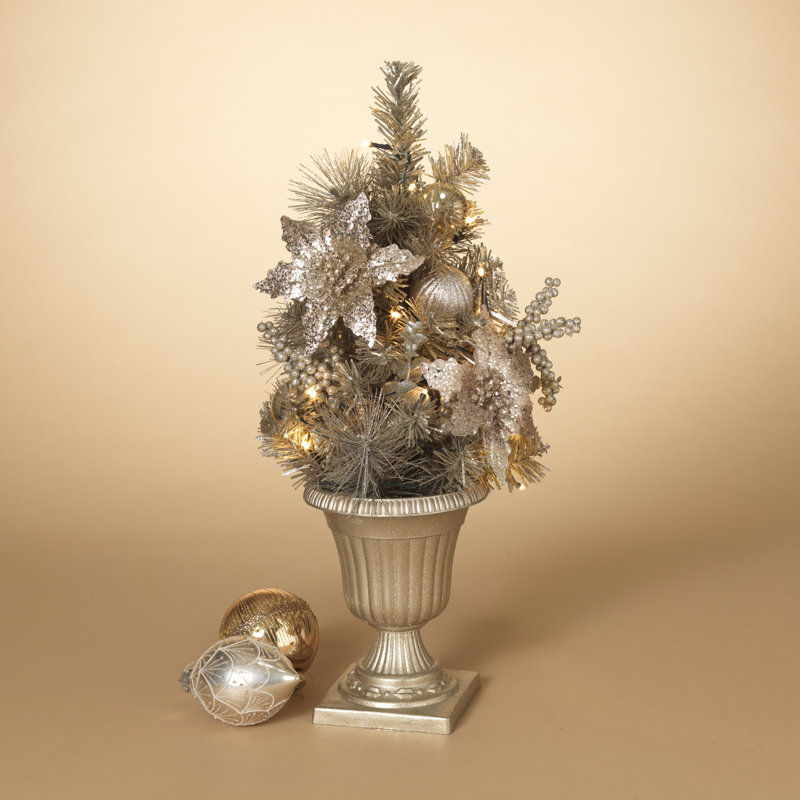 Arbre de champagne lumineux 24 po avec lumières