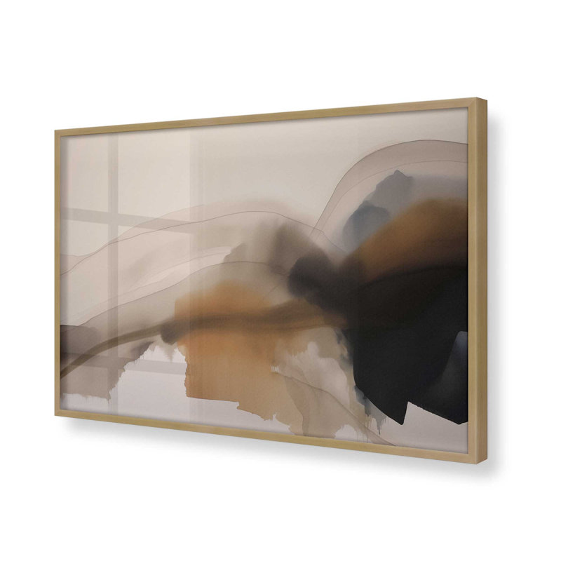 Rustic Elegance Noir Print, Brushed Gold Framed, 25.25" H x 37.25" W