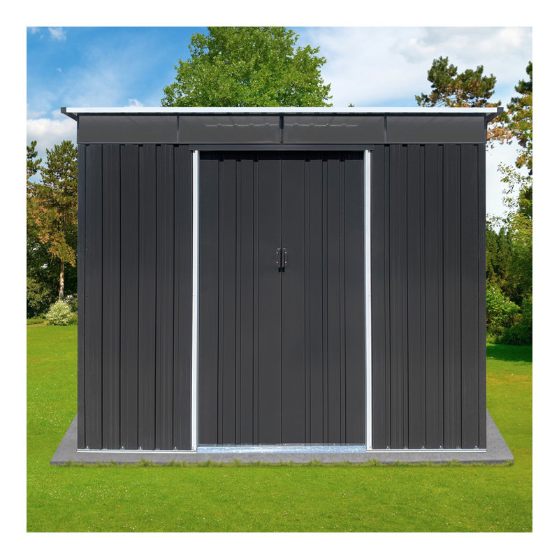 Abri de jardin en métal 6 pi x 8 pi pour l'extérieur