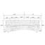 Canapé modulaire 6 pièces rembourré-693238949