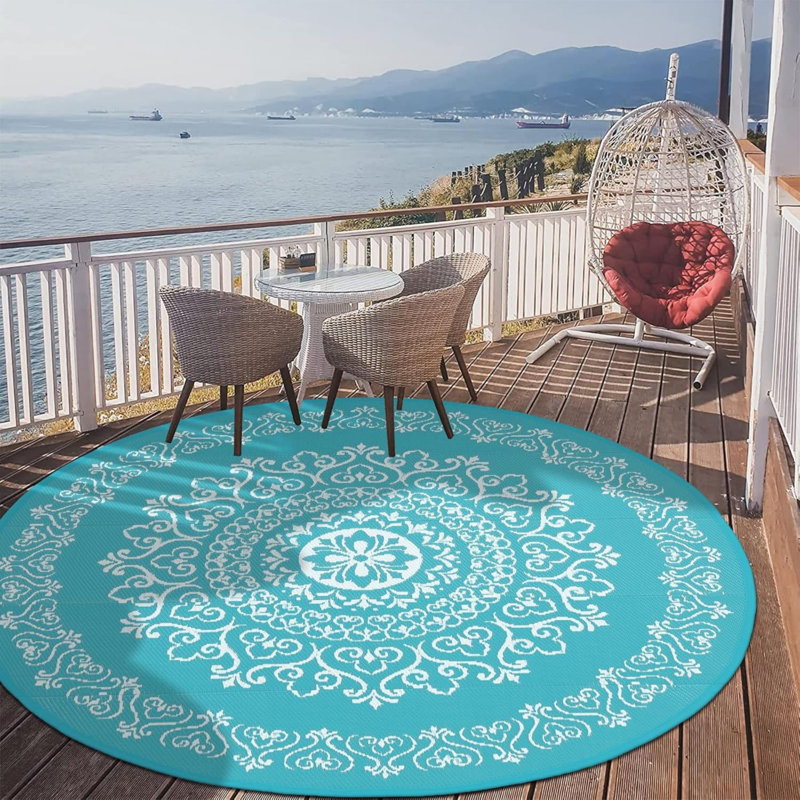 Outdoor Rug, Round 6'