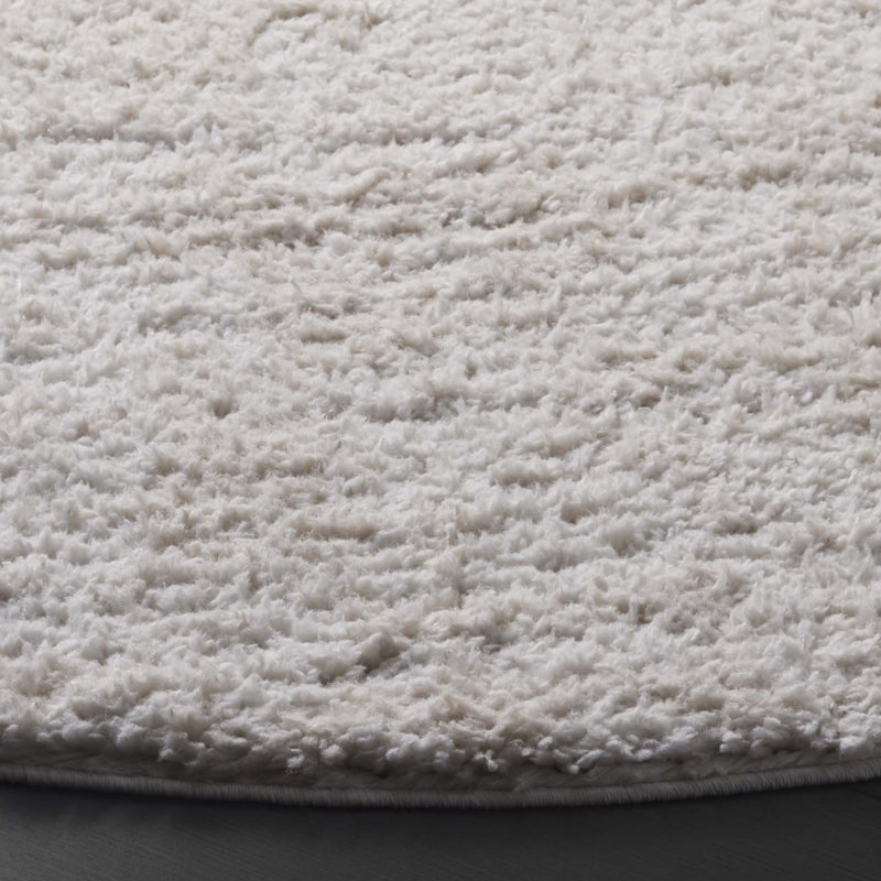 Rumi Shag Performance Abstract Rug, Round 6'7"