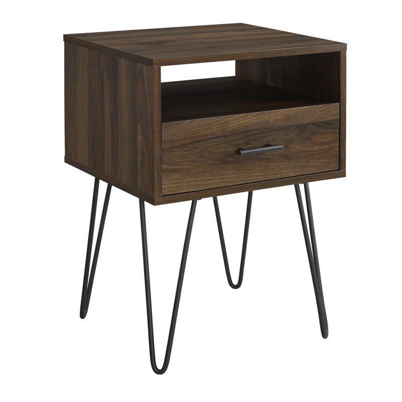 Amryis End Table, Dark Walnut