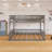 Wood Frame Full XL Over Queen Size Bunk Bed With Ladder And Guardrails-1504200771-1504200768