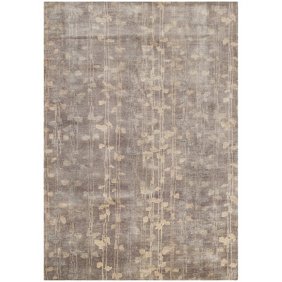 Tapis floral en laine Martha Stewart