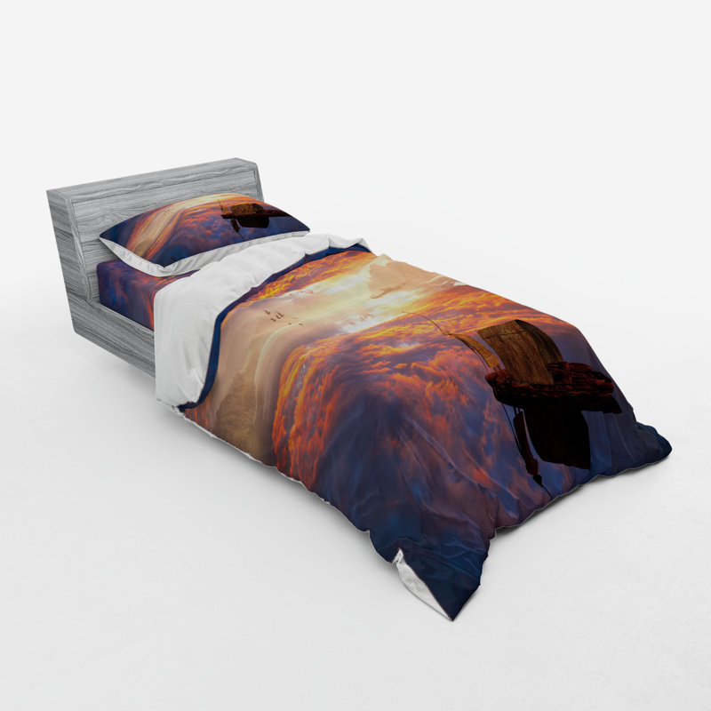 Rustic Polyester Duvet Cover, Twin Duvet Cover + 2 Additional Pieces