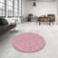 Tapis de zone rose à motif-1951626467