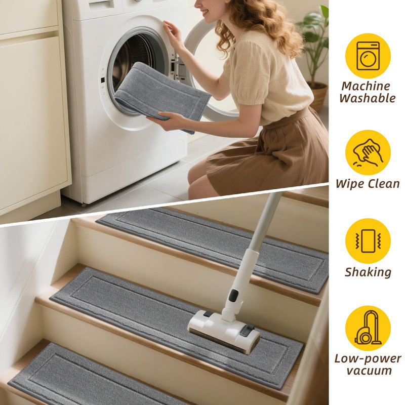 Non-Slip Stair Tread, Light Grey
