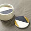 Modametric Round Coaster Set With Holder