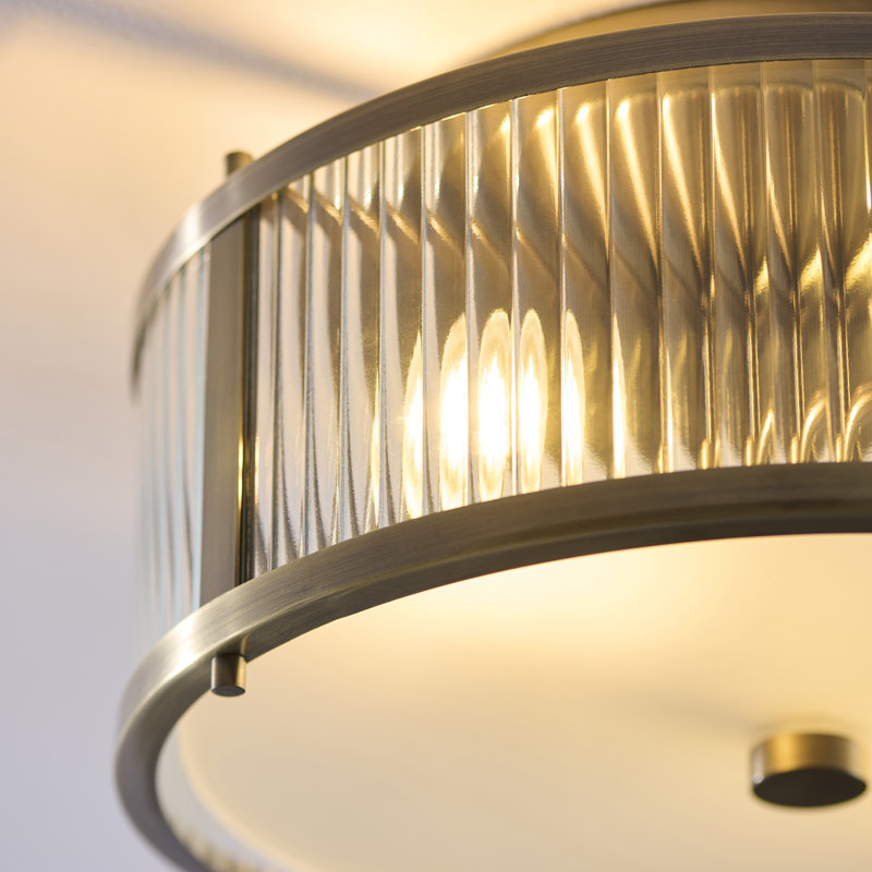 Clear Glass Flush Mount