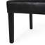 Chaises de salle à manger en cuir noir Pu - de 2 sièges (2) Elegance-1601115451