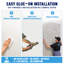 Panneaux muraux Falkirk Irvine IV 4' x 9' SPC imitation marbre mat gris blanc (paquet de 3)-136370542
