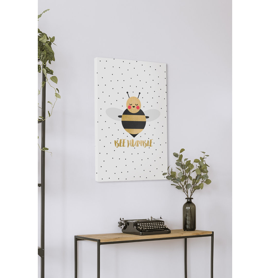 „Bee Humble“ Bild auf Leinwand aus der Elisabeth Fredriksson-Kollektion