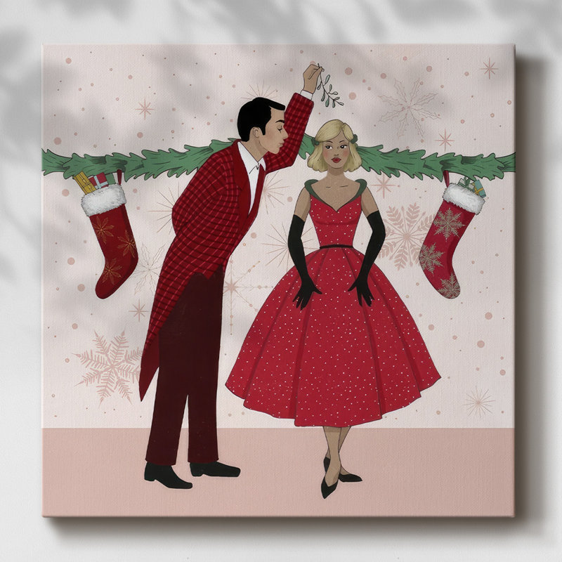 Holly Jolly Holiday III, H 16 po x l 16 po x P 1,5 po