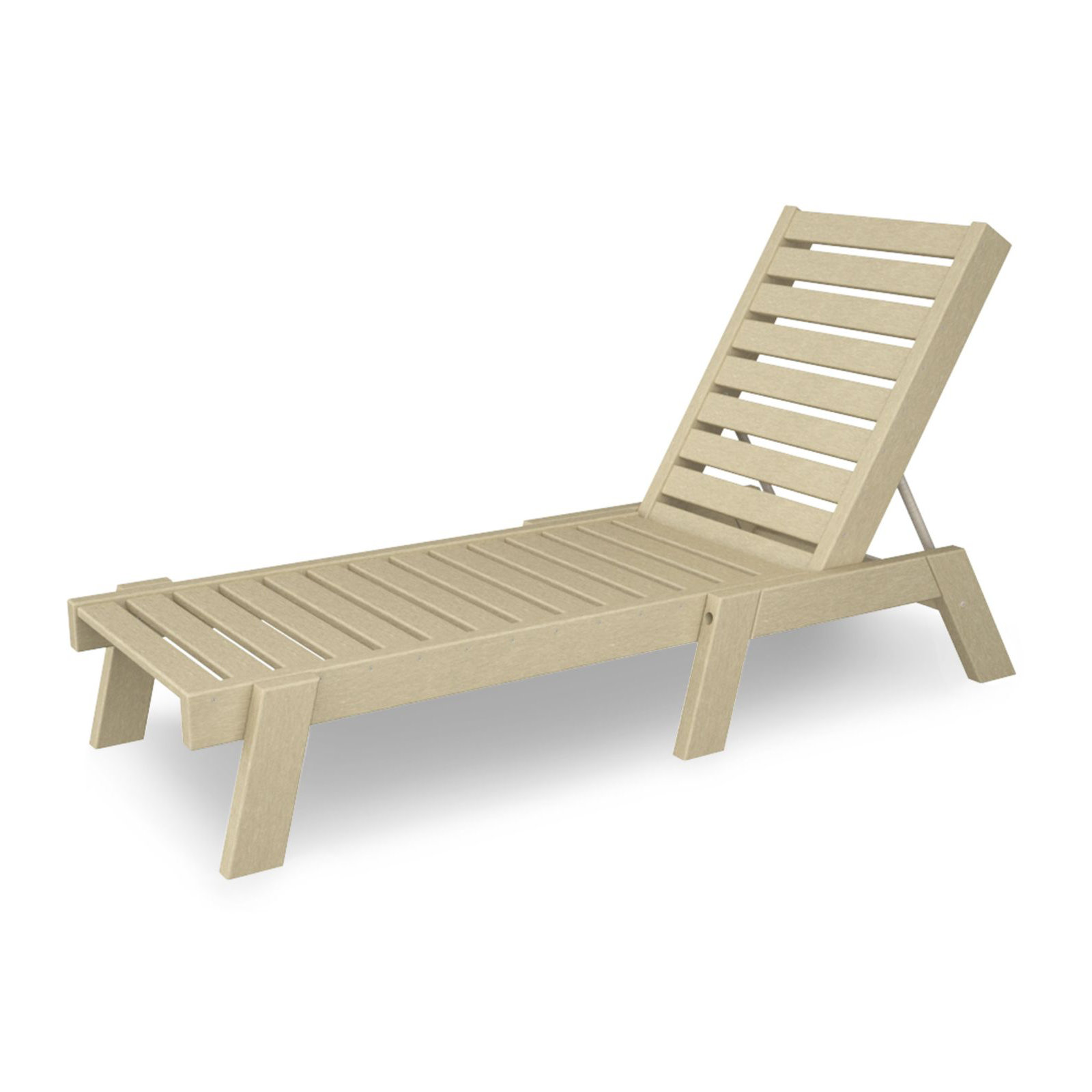 POLYWOOD Captain Chaise, Sand