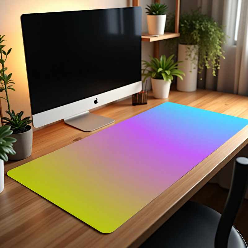 Polyester Desk Pad, 14.4x12.1