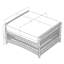 Winder Outdoor Ottoman