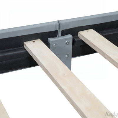 Queen Size Upholstered Platform Bed
