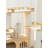 Minimalist Solid Wood Cat Tree with Kraft Paper Rope for Home Use