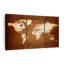 Rare World Map, reproduction d'art sur toile-1267368542