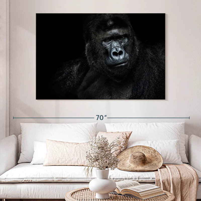 Brampt Serious Gorilla, 34" H x 51" W
