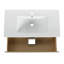 Meuble-lavabo mural de 36 pouces avec lavabo en céramique et tiroirs à fermeture en douceur, parfait pour les espaces modernes et compacts-116332623