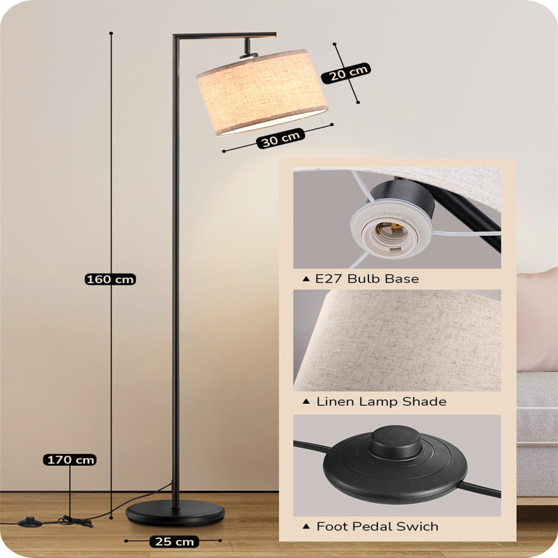 160cm Arched Floor Lamp