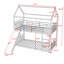 Lit superposé simple avec glissade Antwaun Kids-1106395549