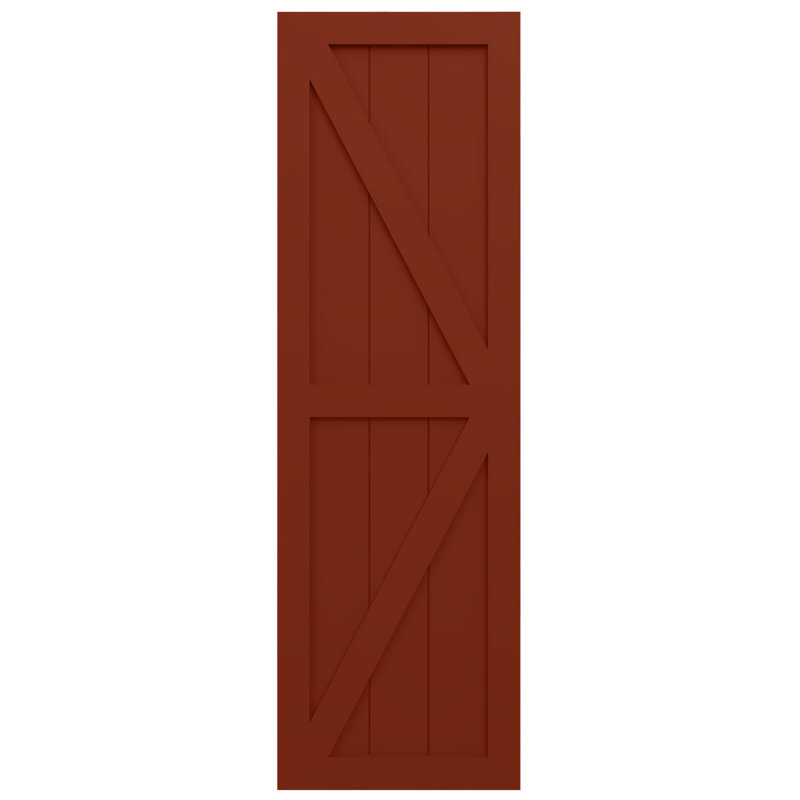 Deux volets de ferme EnduraCore Composite, Rouge piment, L 15 po, H 53 po