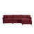 Chenille rouge sélectionné