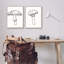 «Doodles» encadré sur bois par 2 pièces par Lil 'Rue-96159252-96159254