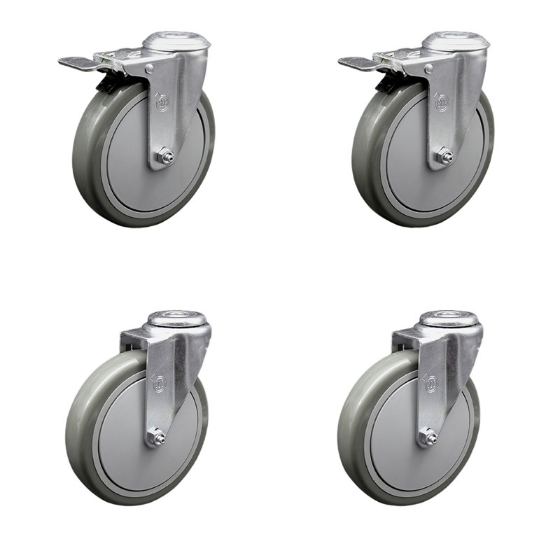 4-Piece Polyurethane Caster Set