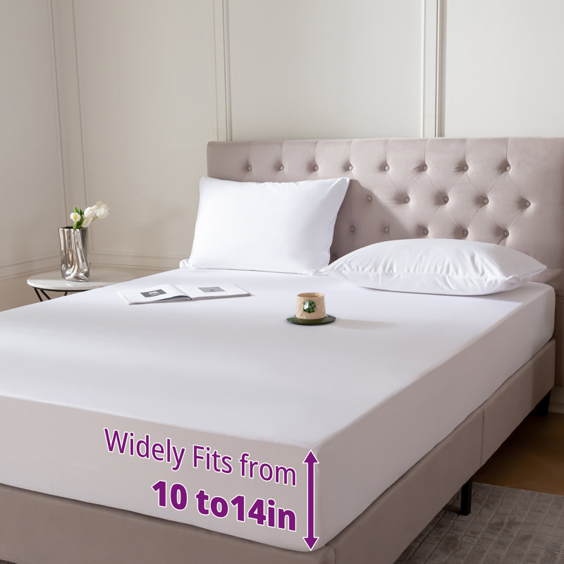Waterproof Fitted Mattress Protector, California King