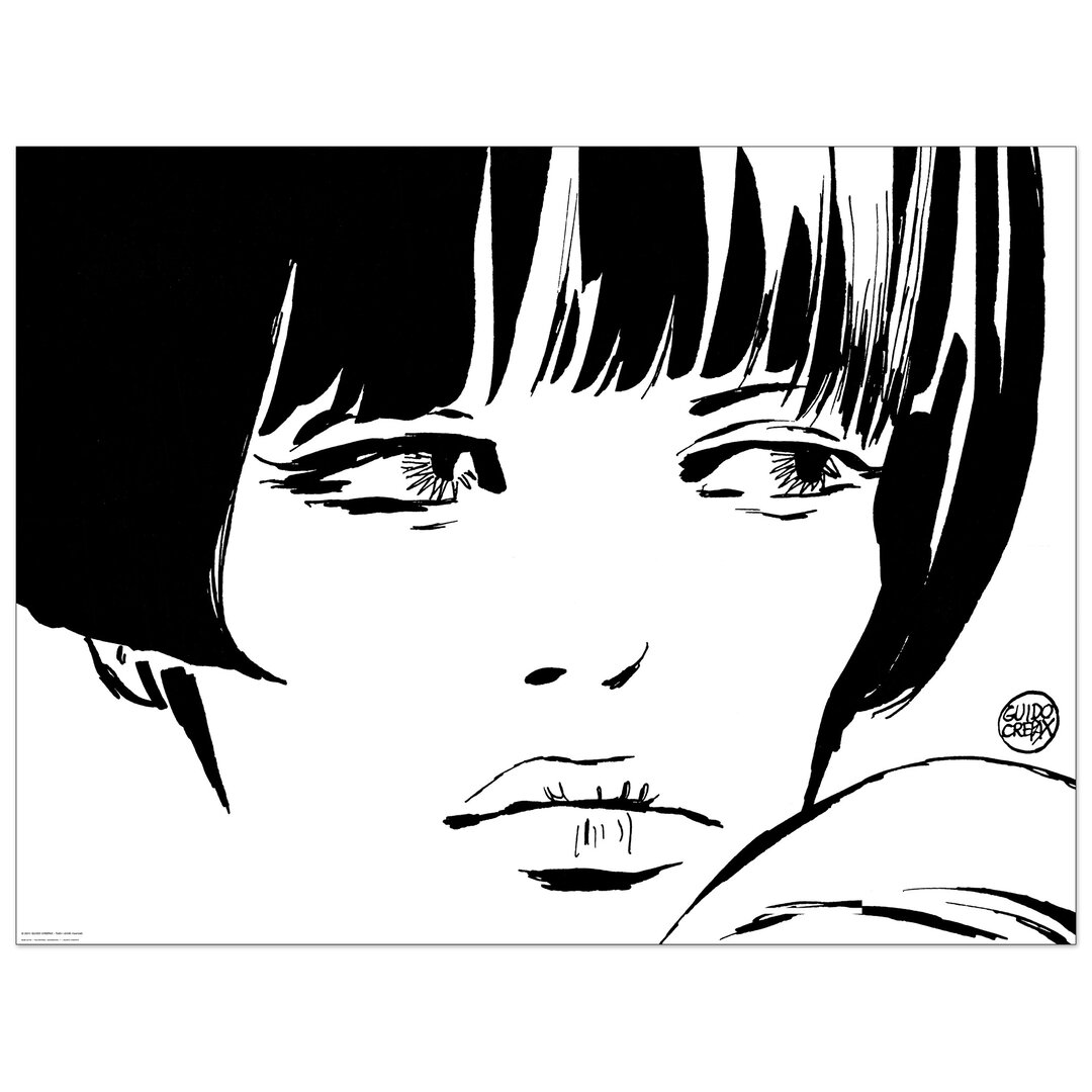 Paneel "Valentina: Guardami ..." von Crepax, Grafikdruck