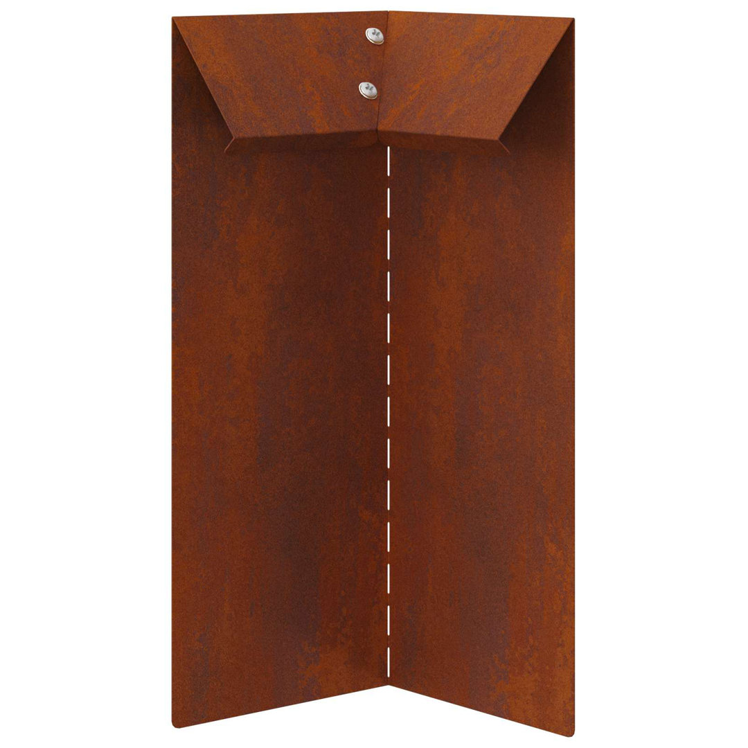 25cm H x 10cm W Weathering Steel Hardware