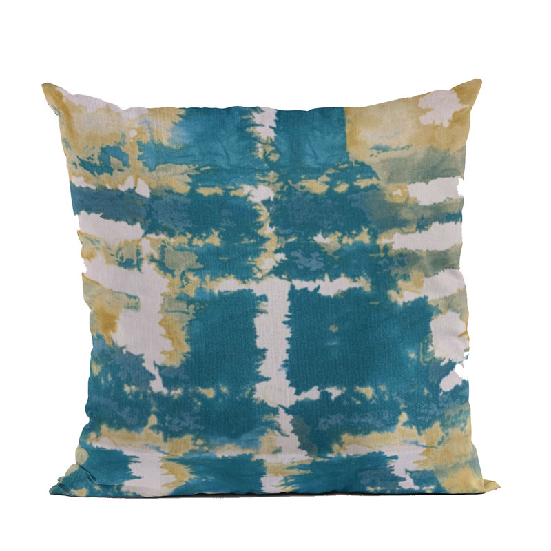 Contemporary Art Linen Indoor/Outdoor Pillow Cover & Insert, 26" x 26"