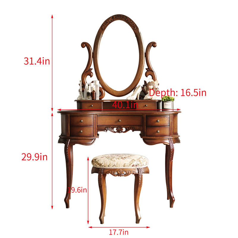 Chiqueta Vanity by Canora Grey | Stylish & Modern