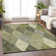 Premium Machine Washable Prisco Olive Rug
