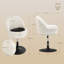 Vanity Chair with with Hidden Storage, Height Adjustable Dressing Table Chair, 360° Swivel with Backrest, Corduroy Dressing Table Stool for Bedroom