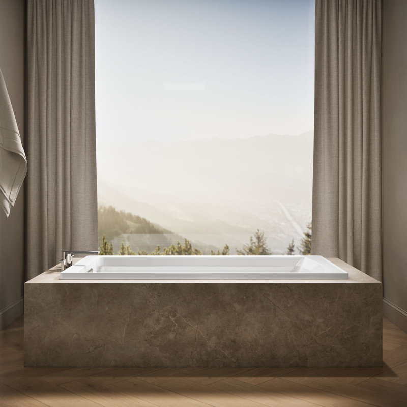 Baignoire encastrée 72 "x 36" Archer, Blanc