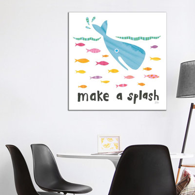 Ocean Splash I by Melissa Averinos - Wrapped Canvas Painting