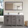 Monadnock 60" Double Bathroom Vanity Set with Mirror