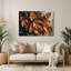 «Botanical Sycamore Leaves», art mural en métal noir-1511952060