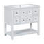 Meuble-lavabo simple 36 po avec plateau en résine Tayshawn-1148092646