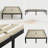14"Queen Bed Frame With Wood Slats, No Box Spring Needed, Metal Platform Bed Frame, Easy Assembly, Black-836652641