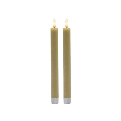 2 bougies coniques sans flamme Med
