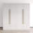 Brazeal 78.9" Armoire with High Gloss Finish