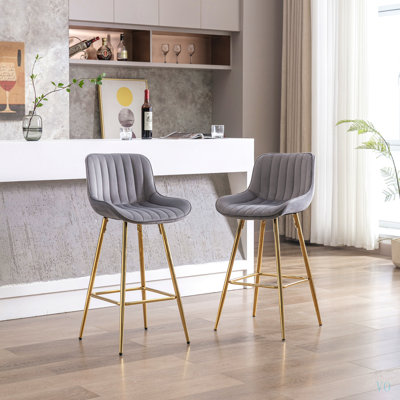 Ensemble de 26 tabourets de bar 26 po avec repose-pieds chromé