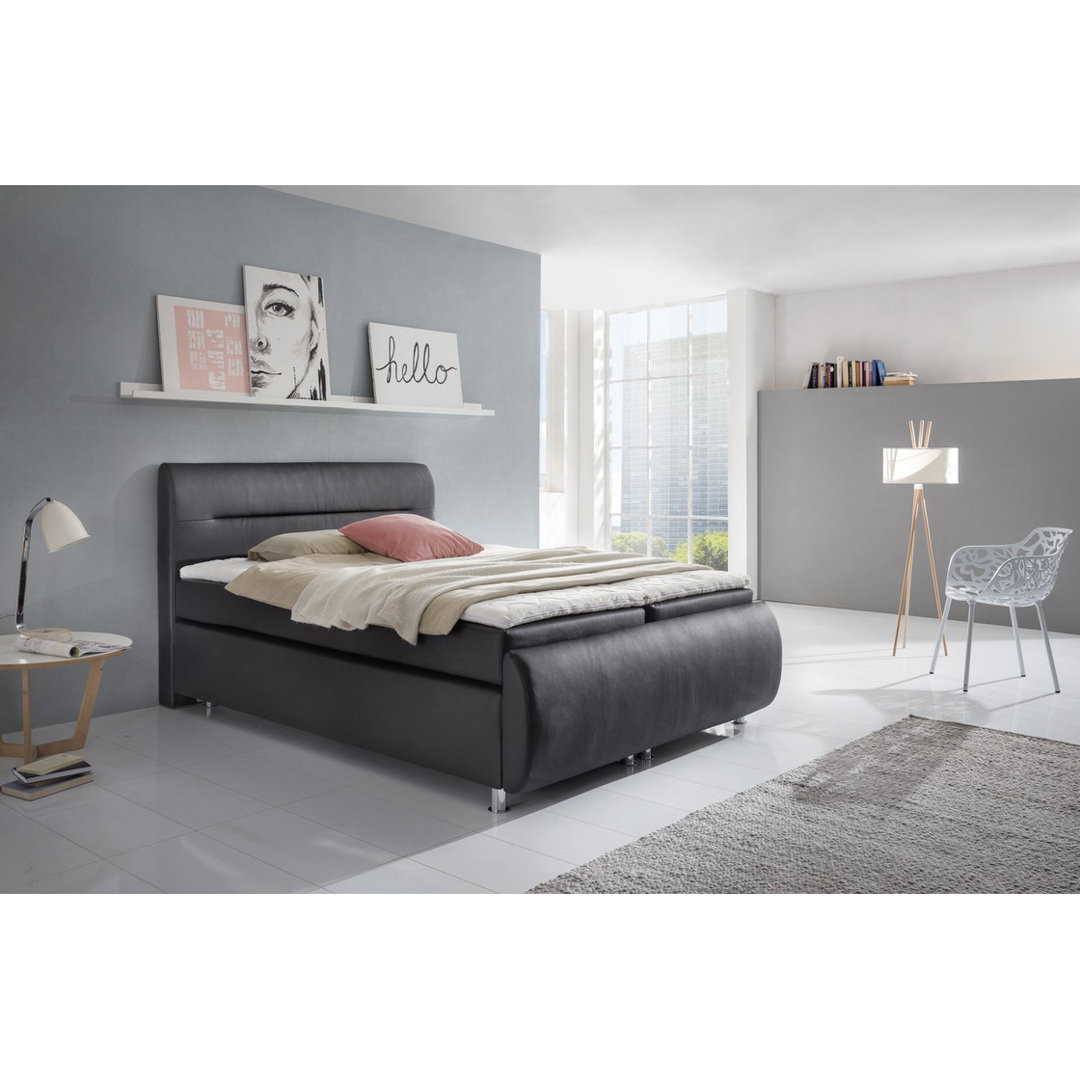 Boxspringbett "Azzitta" mit Topper