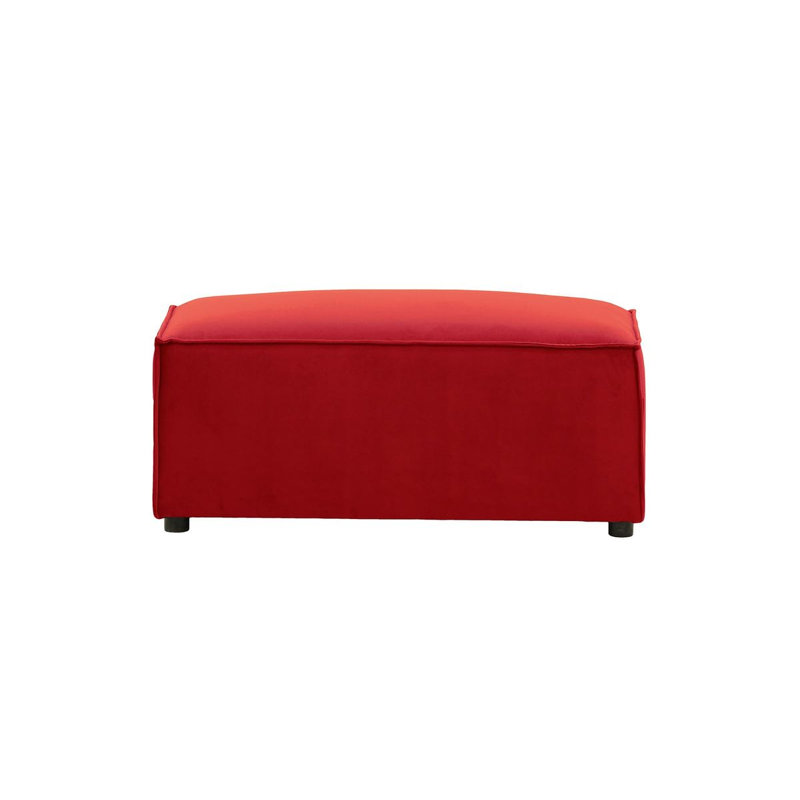 1 Seater Seating Component, Red, 74cm H x 190cm W x 86cm D